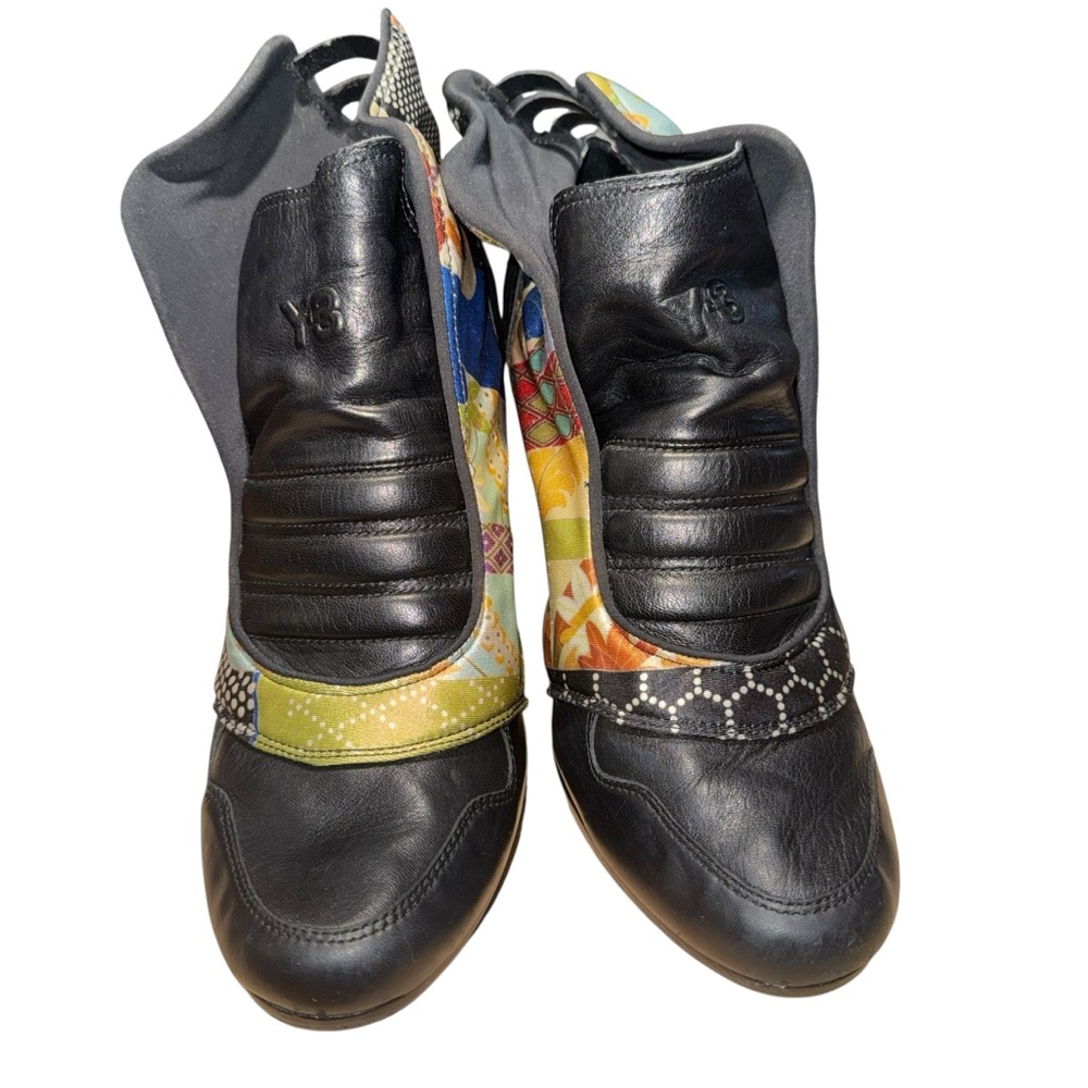 Y-3 Yohji Yamamoto Adidas Heeled Sneaker Patchwork Adiprene Rare Y2K Women’s 10 - Picture 3 of 9